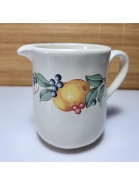 Corelle Coordinates Stoneware Creamer Fruit Pitcher 4.5” Kitchen Table Decor